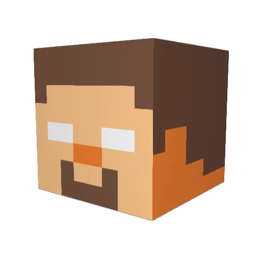Mr_Soni_Lox Minecraft avatar head, 3D render