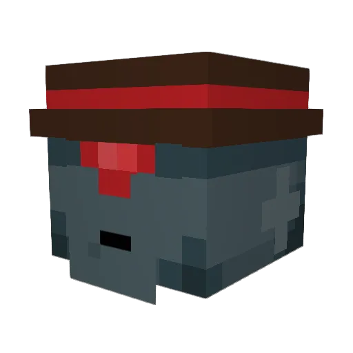 Mr_Soul_Eater Minecraft avatar head, 3D render