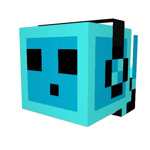 Mr_Spoody Minecraft avatar head, 3D render