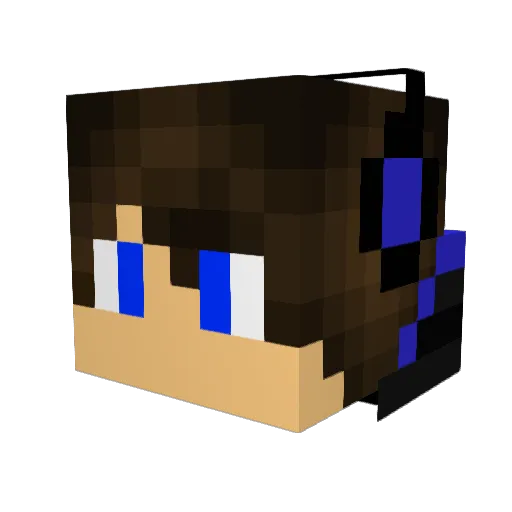 Mr_Steep_ Minecraft avatar head, 3D render