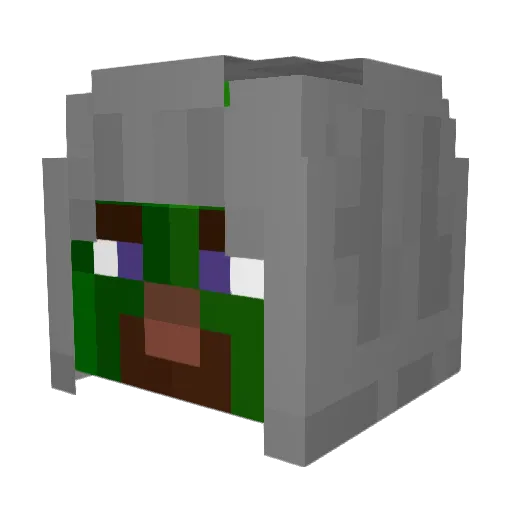 Mr_Stormy Minecraft avatar head, 3D render