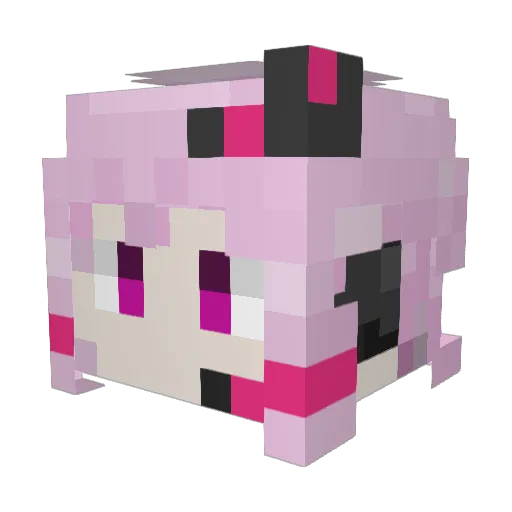 Mr_TEMPO Minecraft avatar head, 3D render
