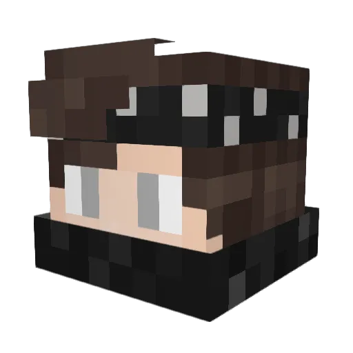 Mr_TONY_04 Minecraft avatar head, 3D render