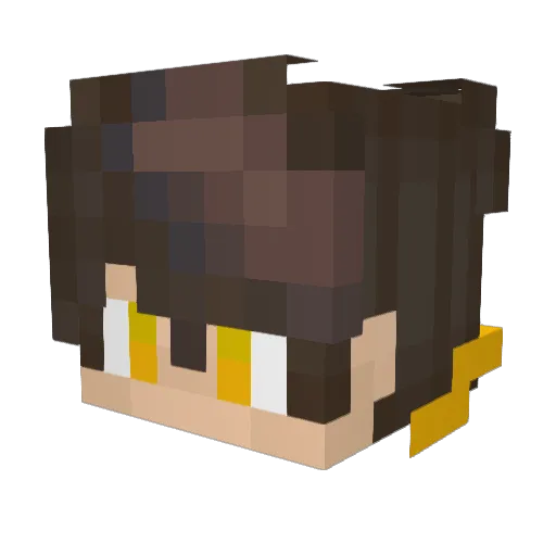 Mr_Tatuu Minecraft avatar head, 3D render