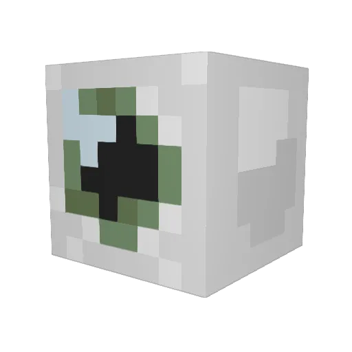 Mr_The_Fish Minecraft avatar head, 3D render