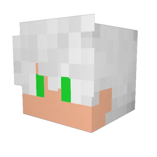 Mr_Theater Minecraft avatar head, 3D render
