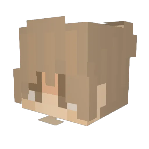 Mr_Thickboy Minecraft avatar head, 3D render