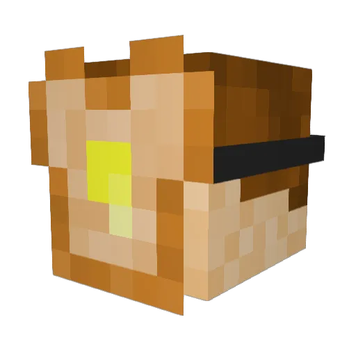Mr_Toastyyy Minecraft avatar head, 3D render