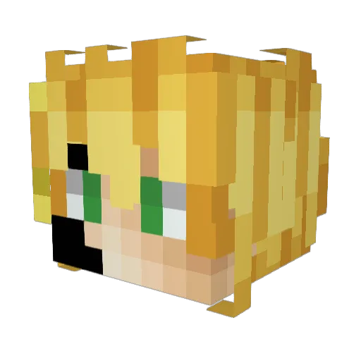 Mr_TomasPT Minecraft avatar head, 3D render