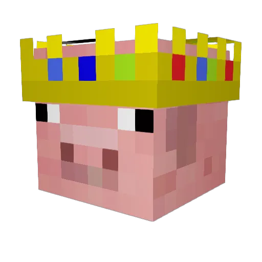 Mr_Train_ Minecraft avatar head, 3D render