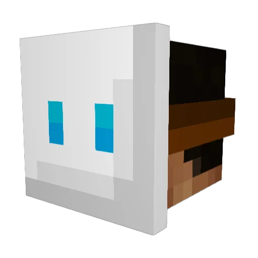 Mr_Ue Minecraft avatar head, 3D render