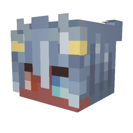 Mr_Usopp Minecraft avatar head, 3D render