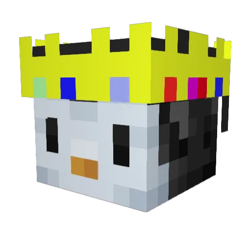 Mr_VIF Minecraft avatar head, 3D render