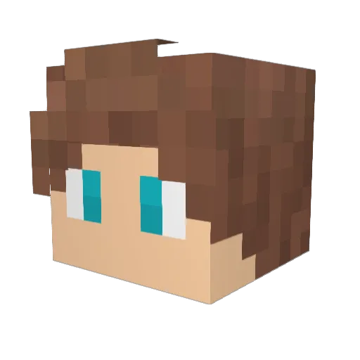 Mr_Vulc Minecraft avatar head, 3D render