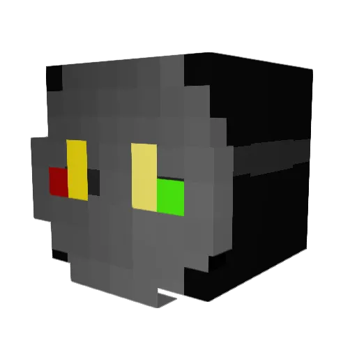 Mr_Weedzz Minecraft avatar head, 3D render