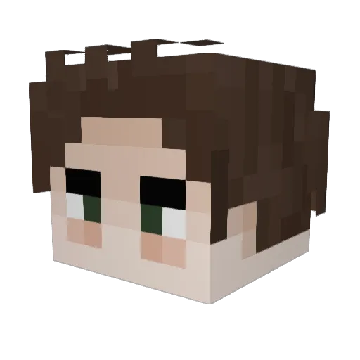 Mr_Wh1te___ Minecraft avatar head, 3D render