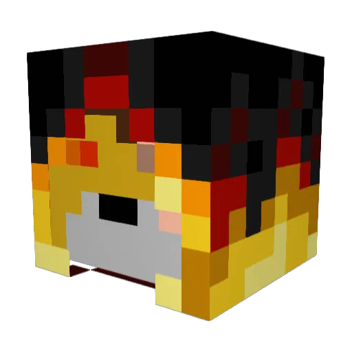 Mr_Winston Minecraft avatar head, 3D render