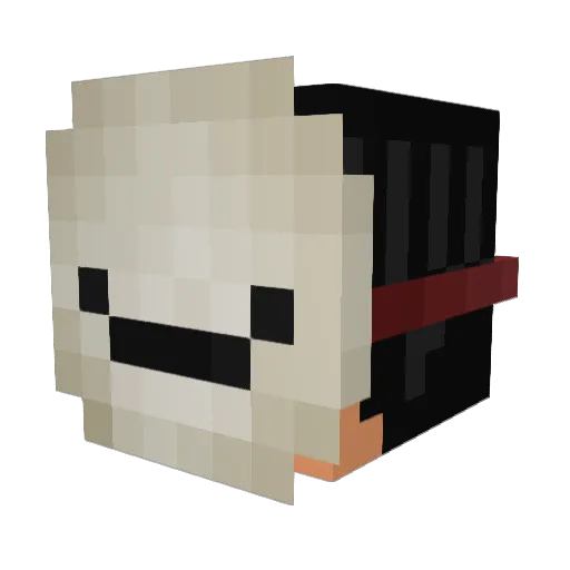 Mr_Yang_ Minecraft avatar head, 3D render