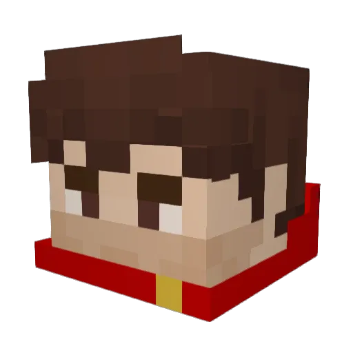 Mr_YoLo21 Minecraft avatar head, 3D render
