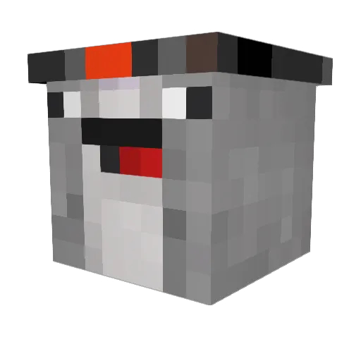 Mr_Yolo_ Minecraft avatar head, 3D render