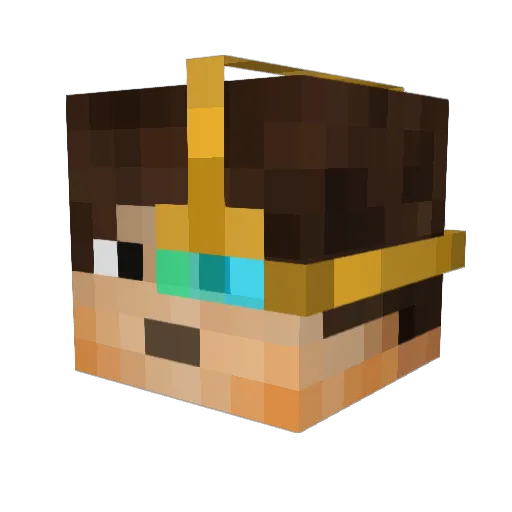 Mr_Zugibol Minecraft avatar head, 3D render