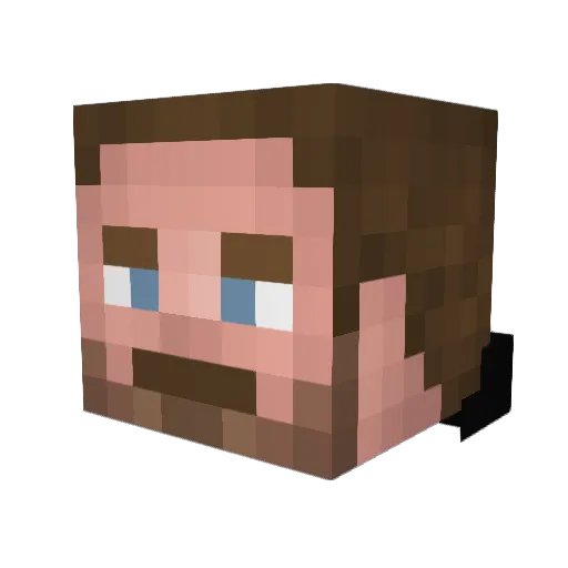 Mr_Zylindner Minecraft avatar head, 3D render