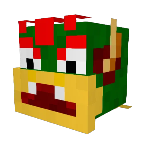 Mr_boxboy Minecraft avatar head, 3D render