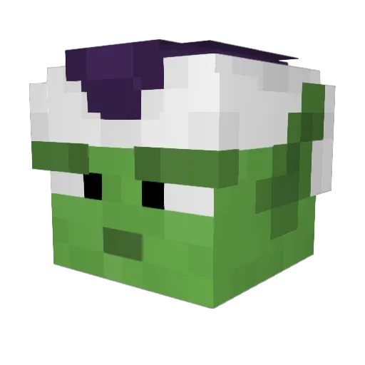 Mr_chenke Minecraft avatar head, 3D render
