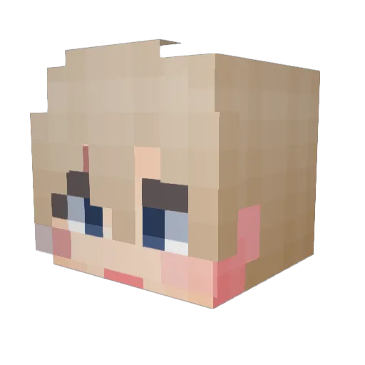 Mr_gambit_ Minecraft avatar head, 3D render