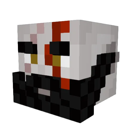 Mr_glitchQ8 Minecraft avatar head, 3D render