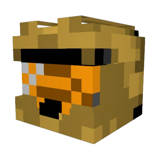 Mr_goonerfire Minecraft avatar head, 3D render