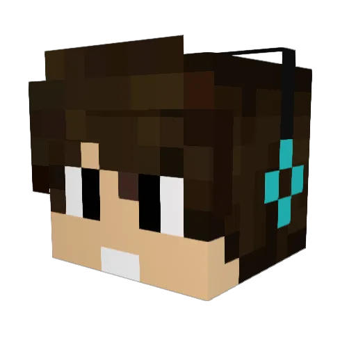 Mr_ihsan Minecraft avatar head, 3D render