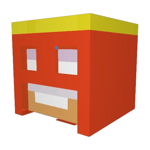Mr_nami Minecraft avatar head, 3D render