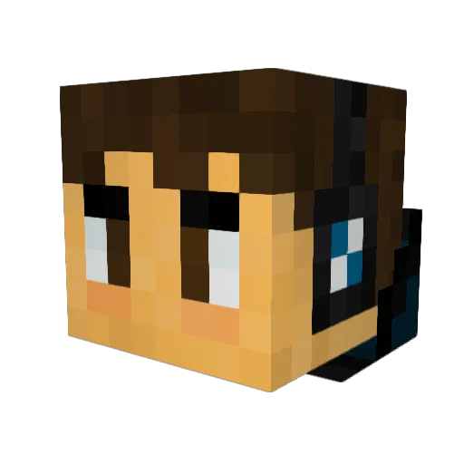 Mr_nikolasniky Minecraft avatar head, 3D render