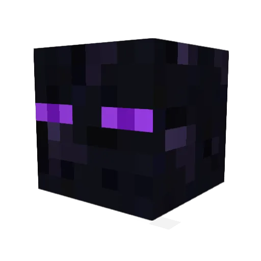 Mr_obsidian_ Minecraft avatar head, 3D render