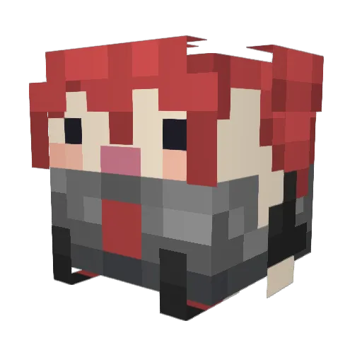 Mr_potatoz Minecraft avatar head, 3D render