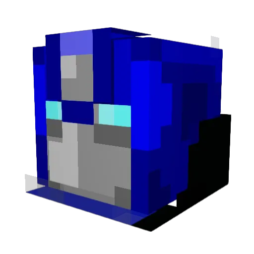 Mr_quiglly Minecraft avatar head, 3D render