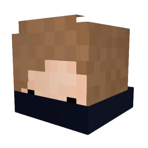 Mr_reyez Minecraft avatar head, 3D render
