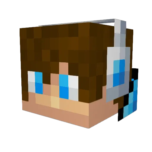 Mr_sHmeck Minecraft avatar head, 3D render