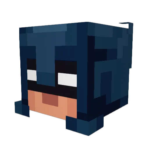 Mr_skeleton1 Minecraft avatar head, 3D render