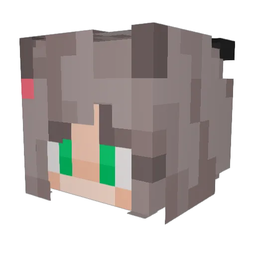 Mr_take Minecraft avatar head, 3D render