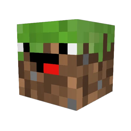 Mr_ziemia Minecraft avatar head, 3D render