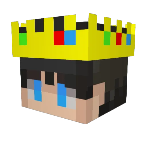 Mrar_ Minecraft avatar head, 3D render