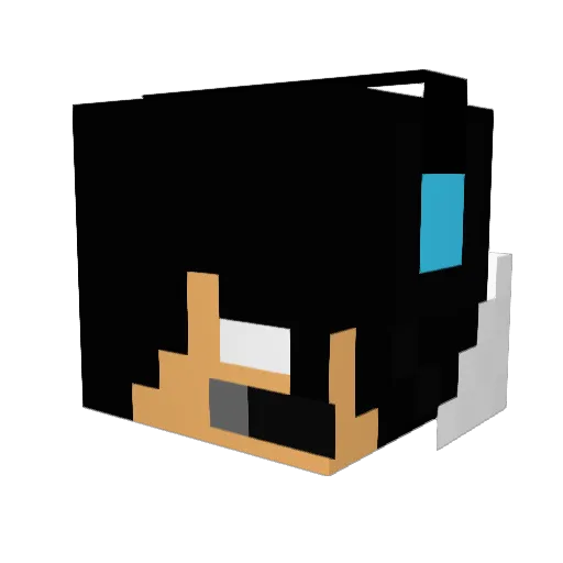 Mrassassin935 Minecraft avatar head, 3D render