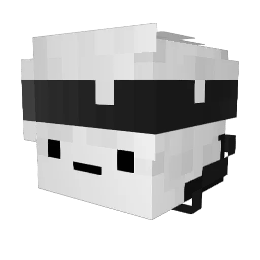 Mrbeaver15 Minecraft avatar head, 3D render
