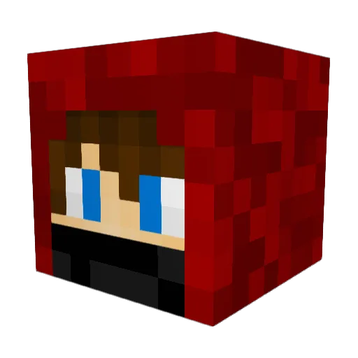 Mrben224 Minecraft avatar head, 3D render