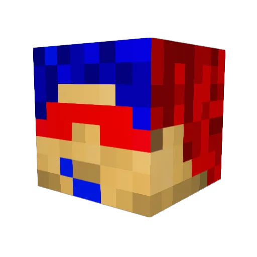 Mrbeyblade612 Minecraft avatar head, 3D render