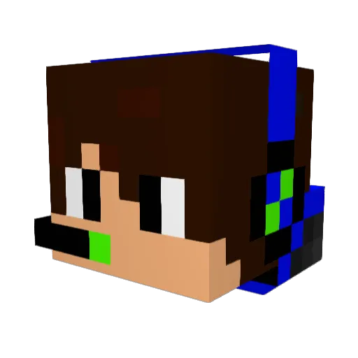 Mrbigboy79 Minecraft avatar head, 3D render