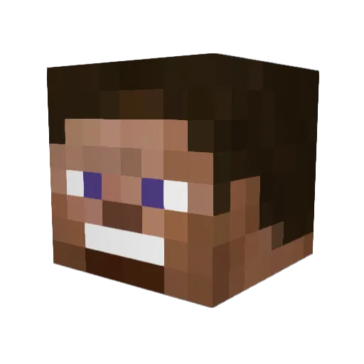 Mrblabla1200 Minecraft avatar head, 3D render