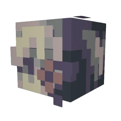 Mrcat3254 Minecraft avatar head, 3D render
